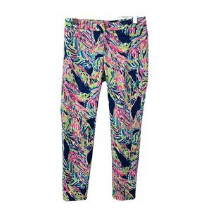 Lilly Pulitzer Textured Kelly Skinny Ankle Pant Size 2